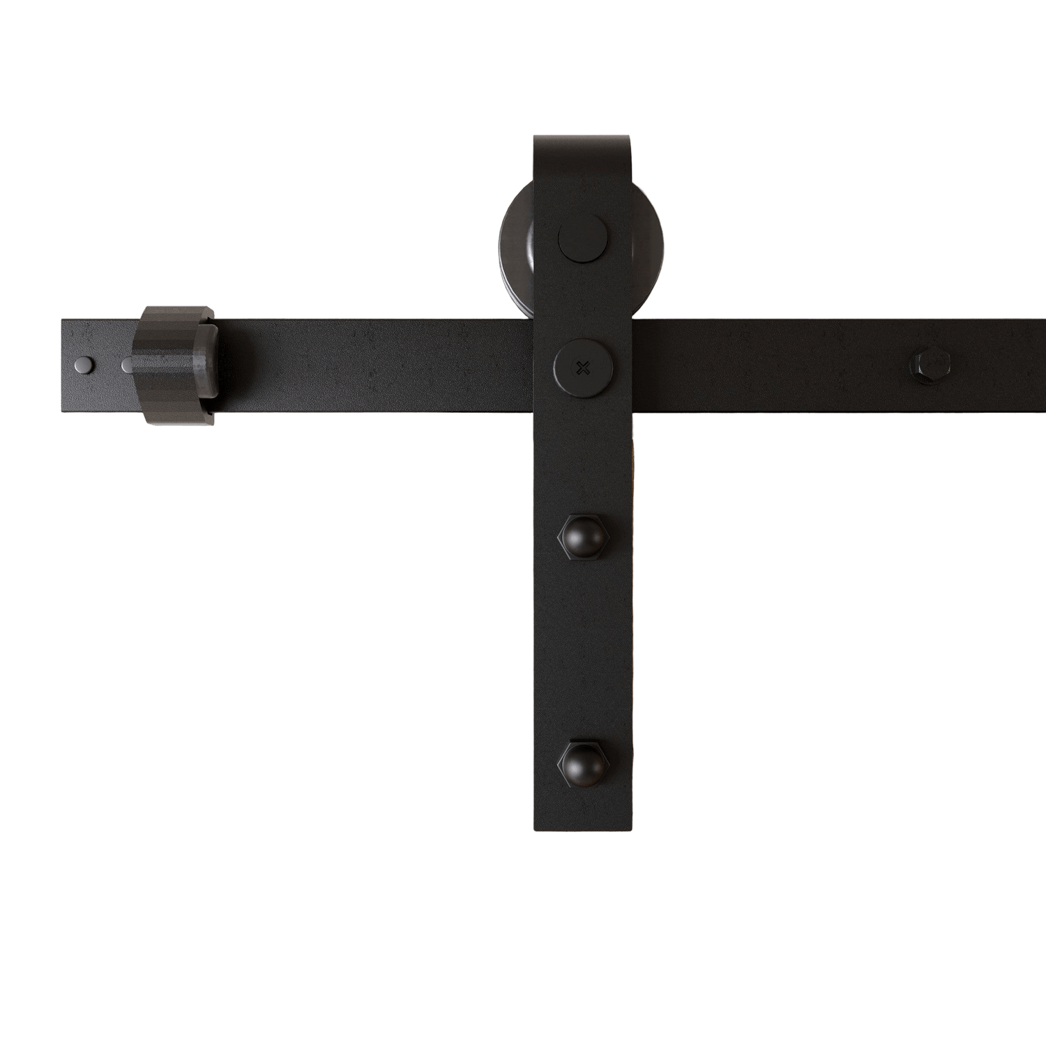 Homacer single track bypass barn door hardware