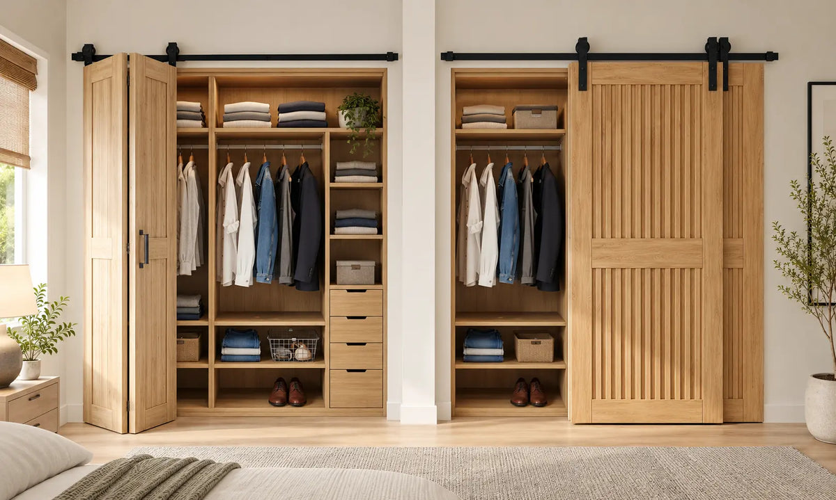 Bifold vs Bypass Closet Doors: Which Hardware Is Better?