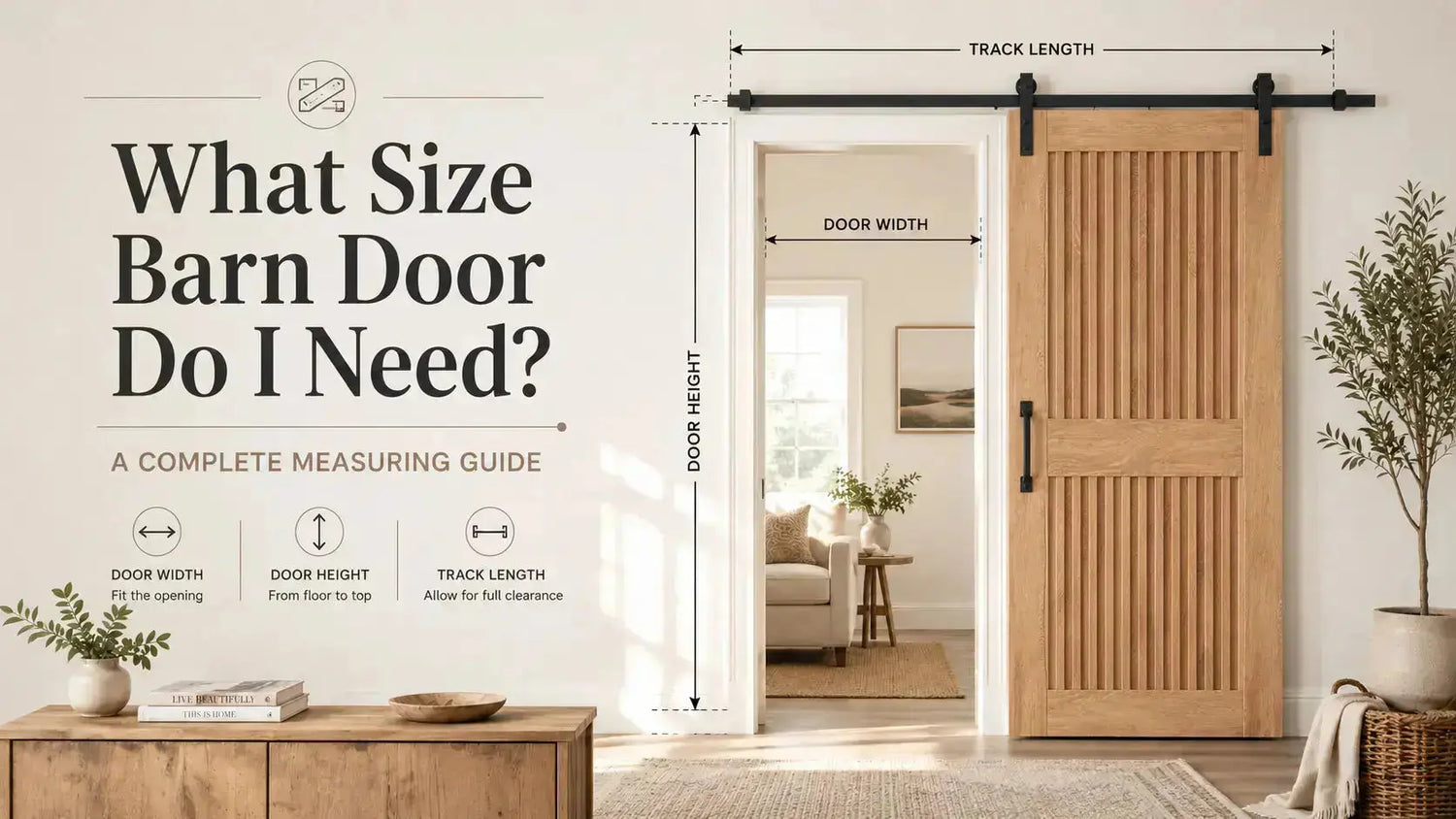 How to Measure a Barn Door: A Complete Sizing Guide | Homacer