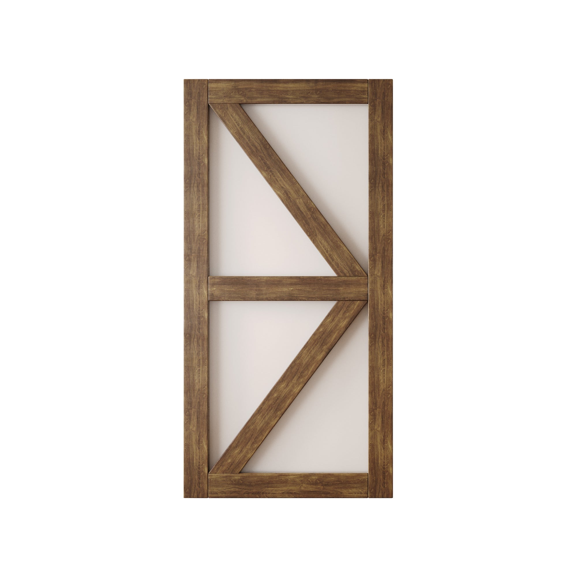 80 inch arrow pattern wood barn door