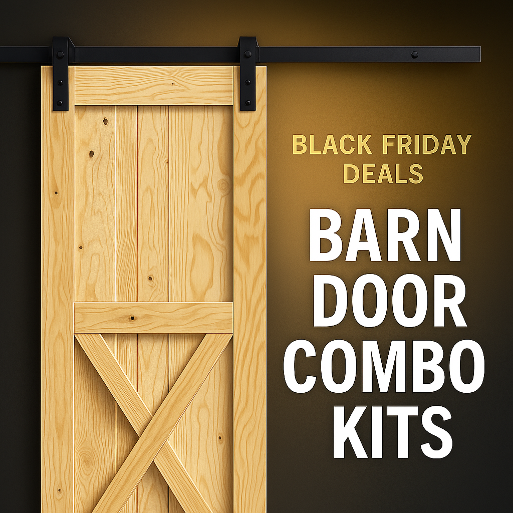 Black Friday Deals Barn Door Combo Kits_Homacer