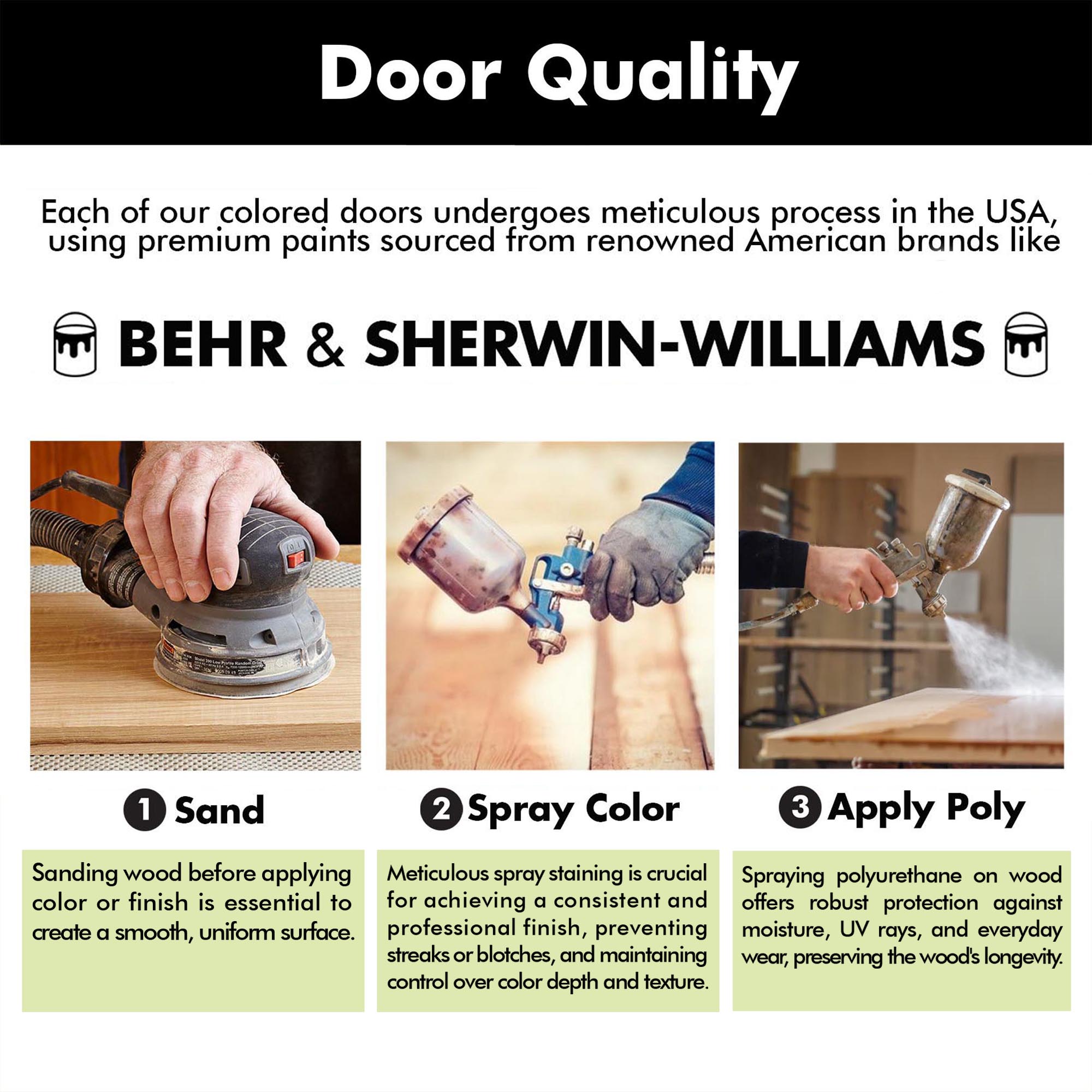 Homacer pine wood door quality