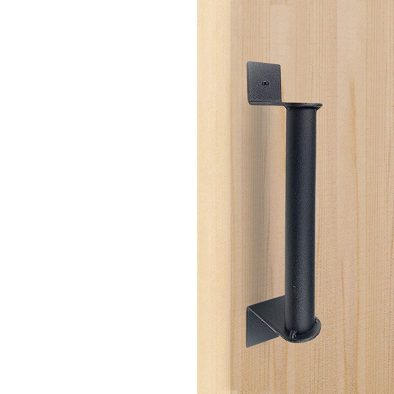 homacer sliding barn door Black Carbon Steel Door Handle Design#6