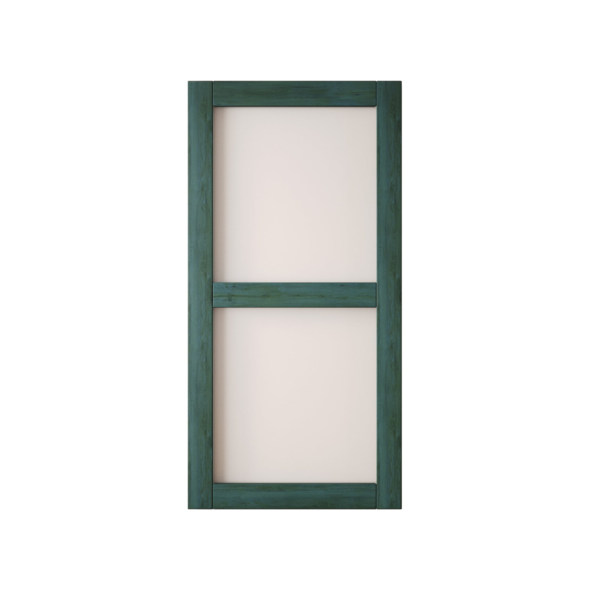 80" Height Royal Pine 2-Lite Frosted Glass Unassembled & Finished Pine Wood Barn Door (Interior Use Only)