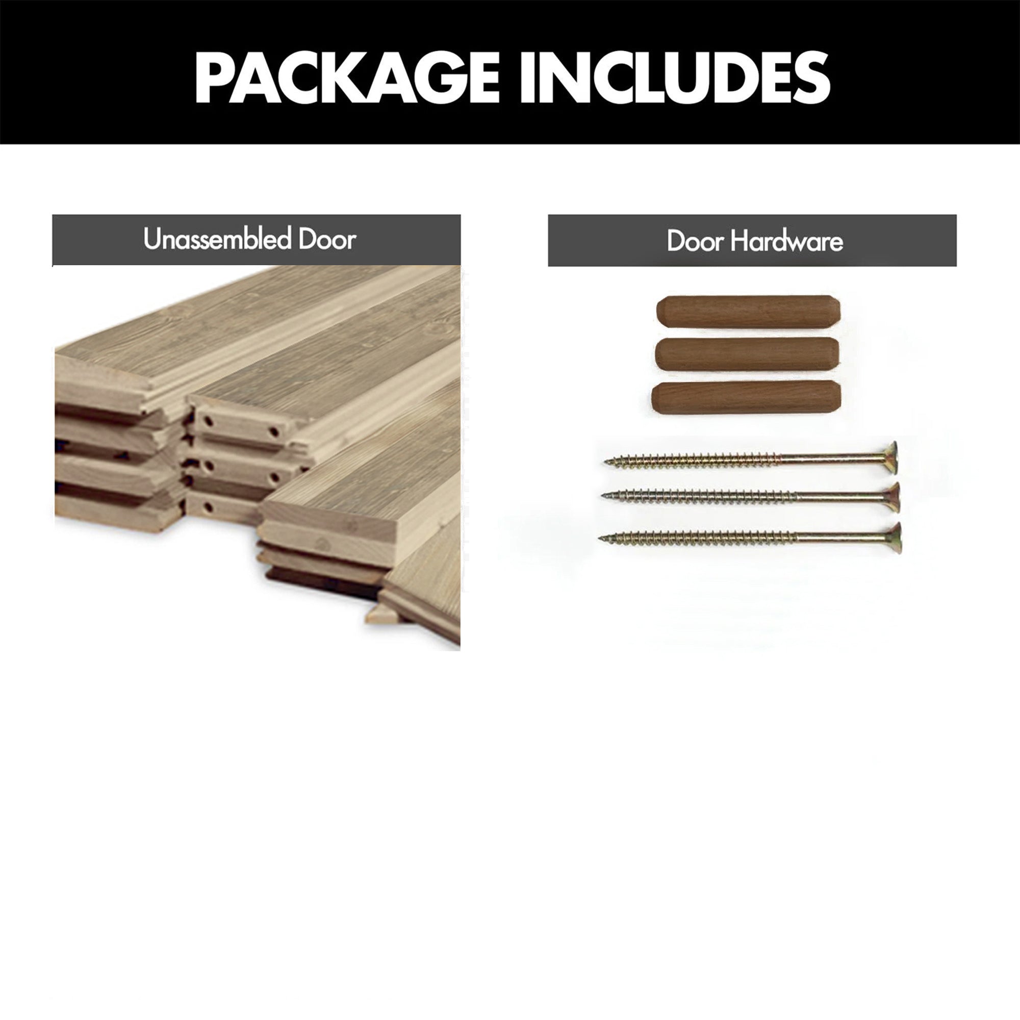 84" Height Classic Gray Chalkboard Design Unassembled & Finished Pine Wood Barn Door (Interior Use Only)