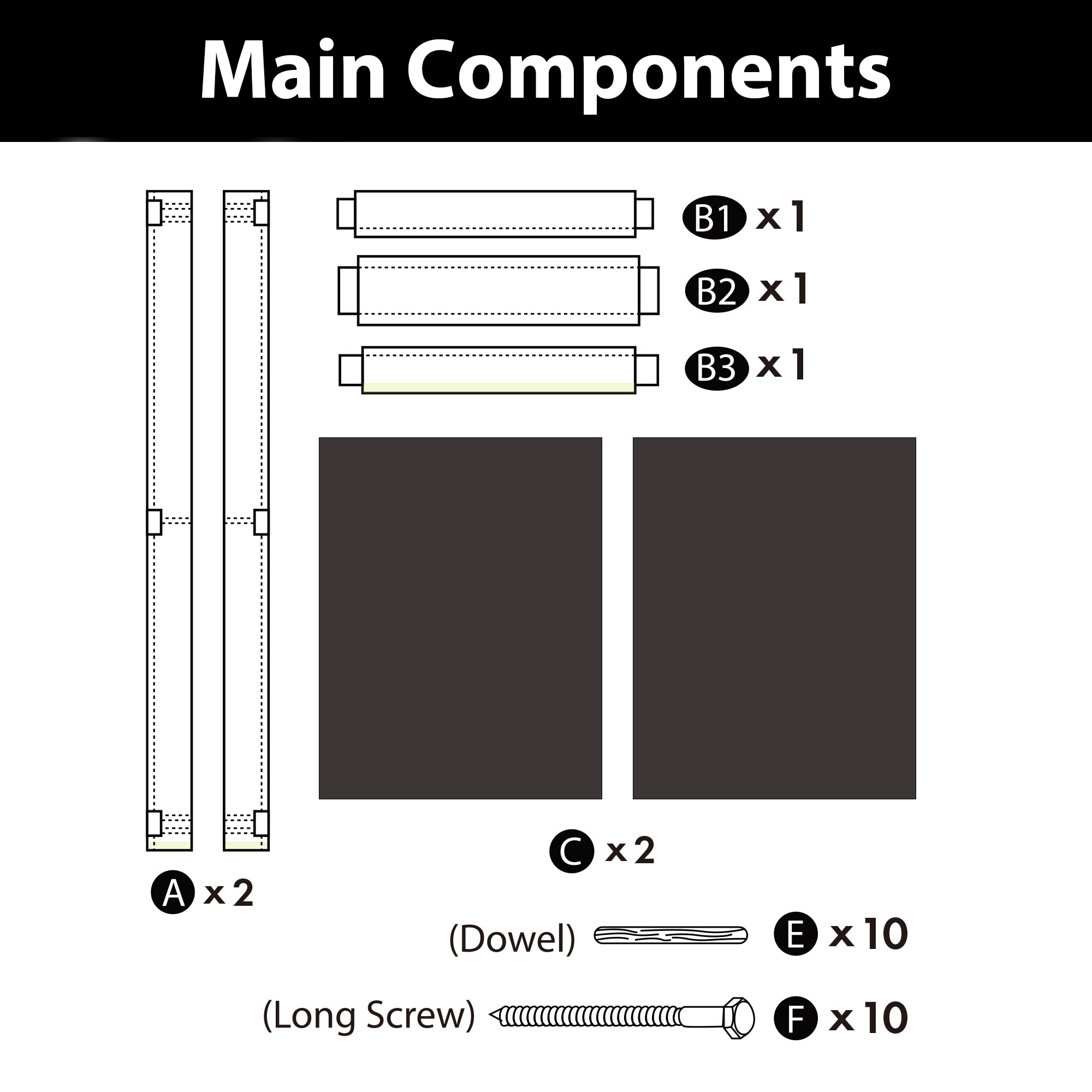 84" Height Classic Gray Chalkboard Design Unassembled & Finished Pine Wood Barn Door (Interior Use Only)