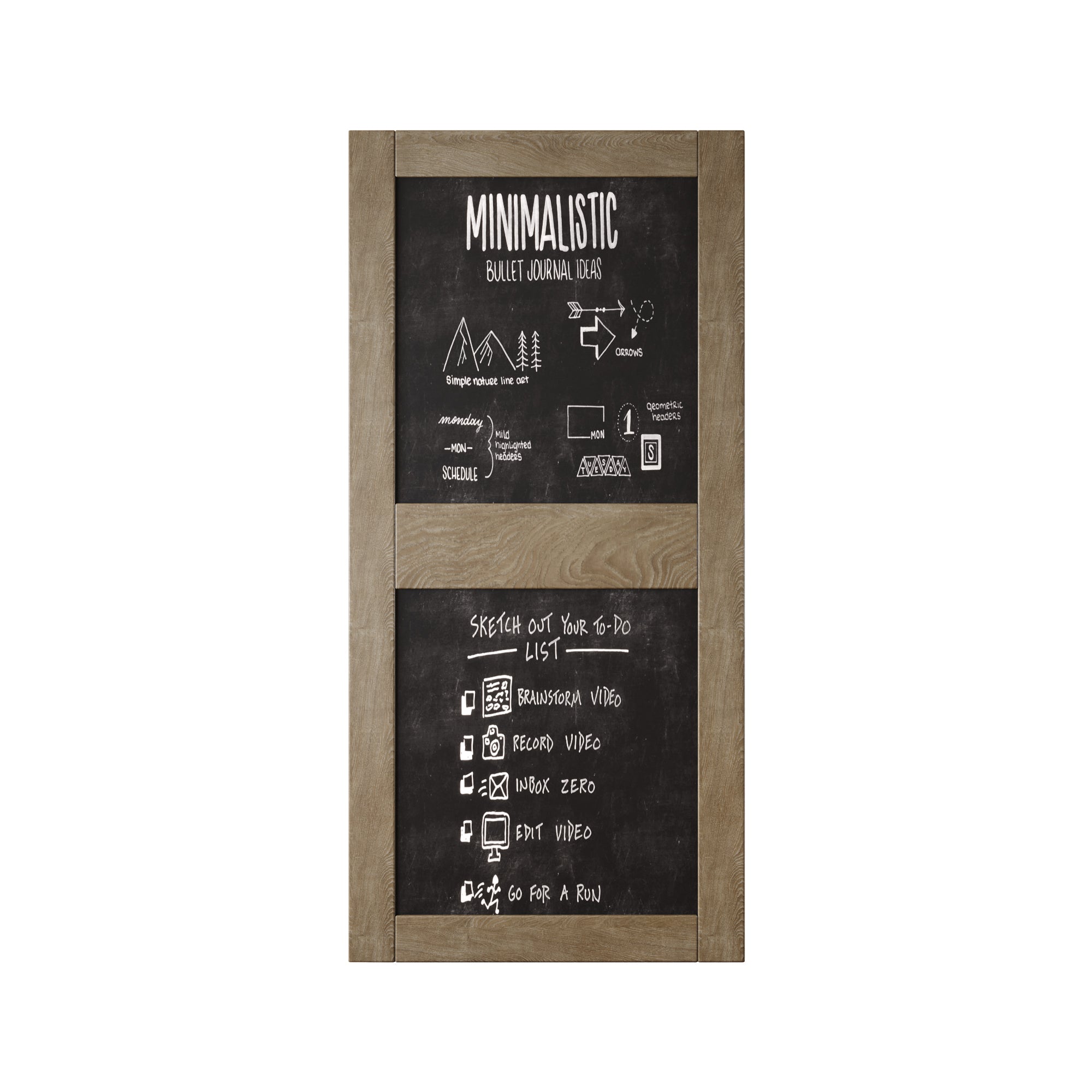 84" Height Classic Gray Chalkboard Design Unassembled & Finished Pine Wood Barn Door (Interior Use Only)