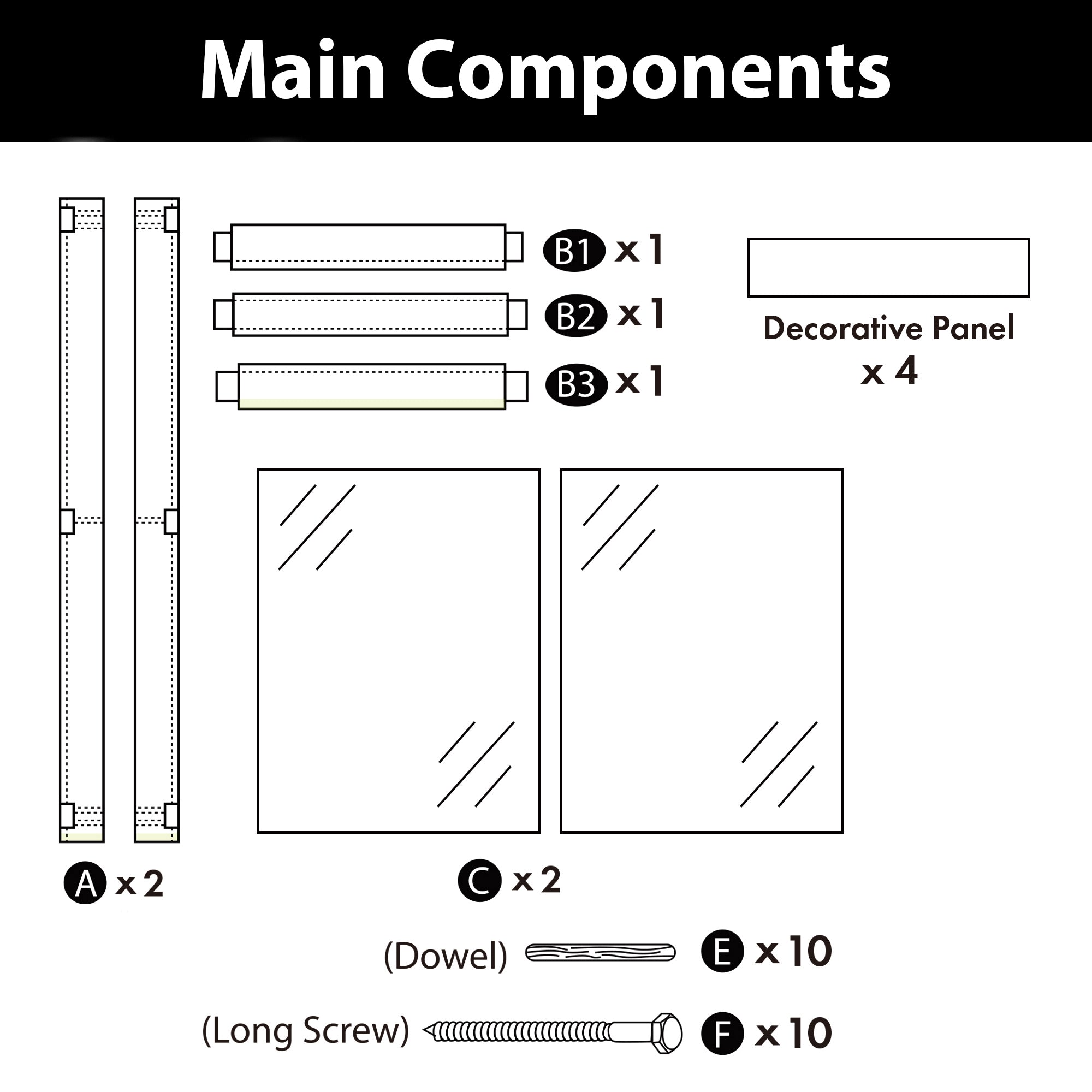 80" Height Tinsmith Gray 4-Lite Frosted Glass Unassembled & Finished Pine Wood Barn Door (Interior Use Only)