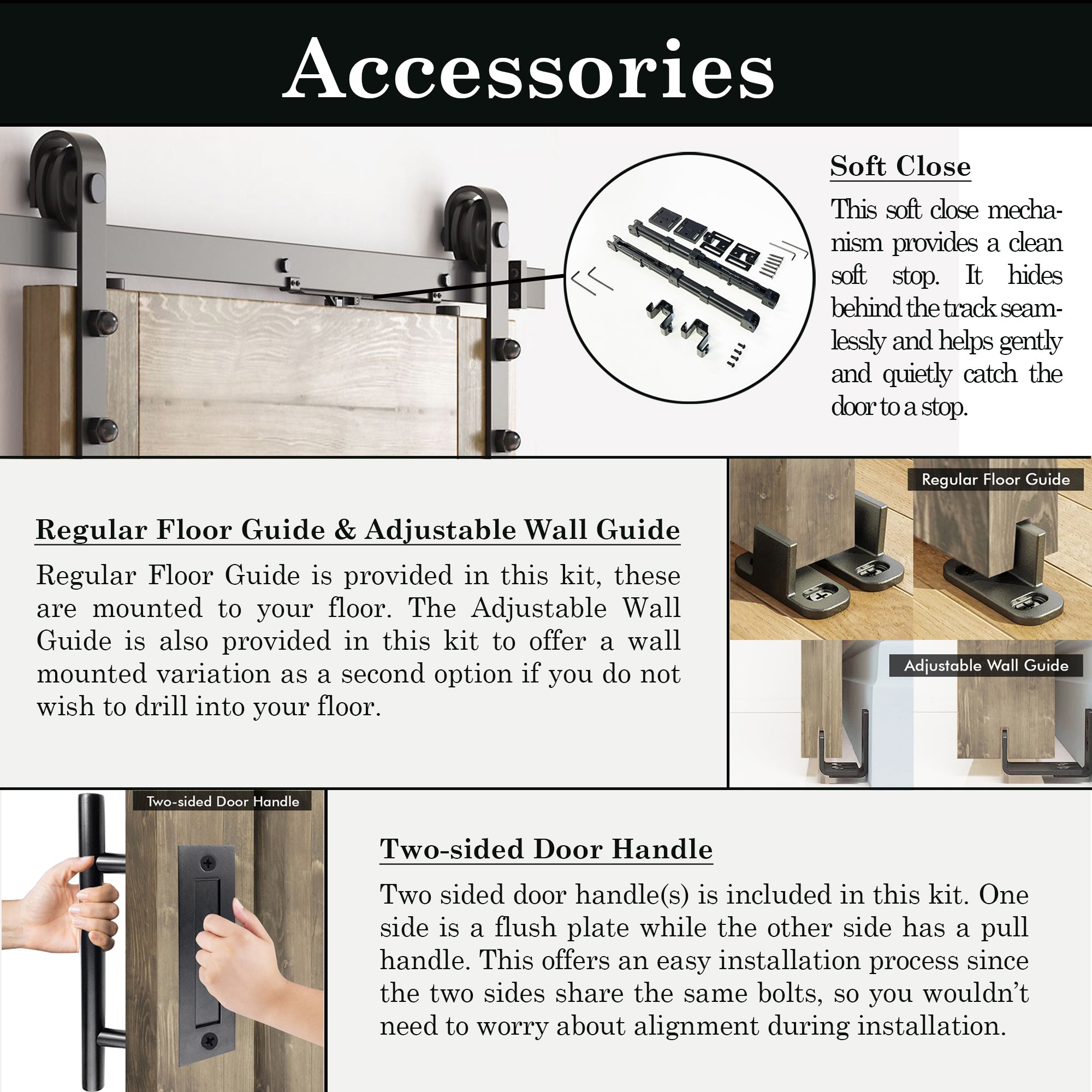 84" Height Classic Gray Diamond Design Unassembled & Finished Pine Wood Barn Door with Non-Bypass Installation Hardware Kit(Interior Use Only)