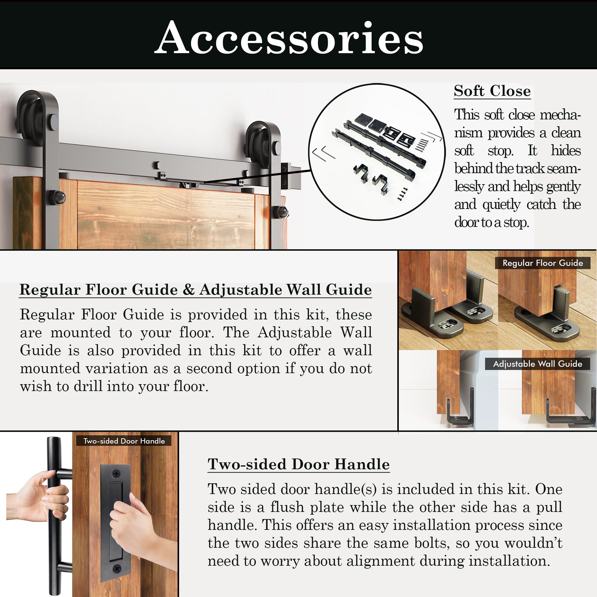 80" Height Early American Diamond Design Unassembled & Finished Double Pine Wood Barn Door with Non-Bypass Installation Hardware Kit(Interior Use Only)