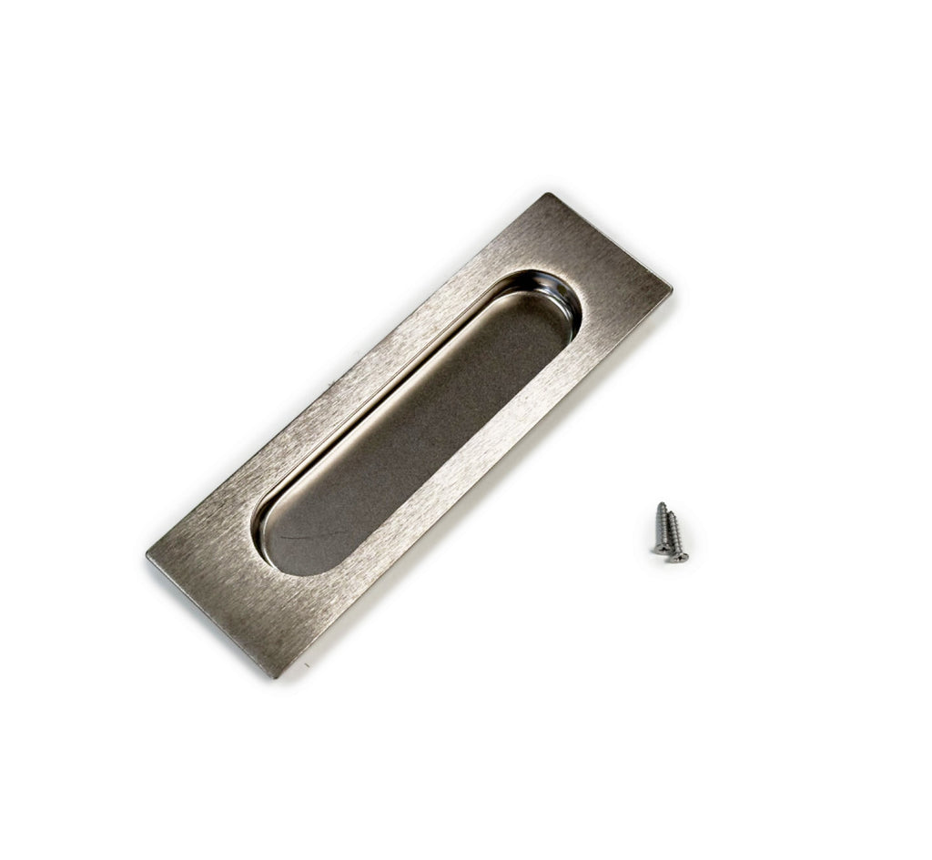 Brushed Nickel Steel Door Handle Design #15
