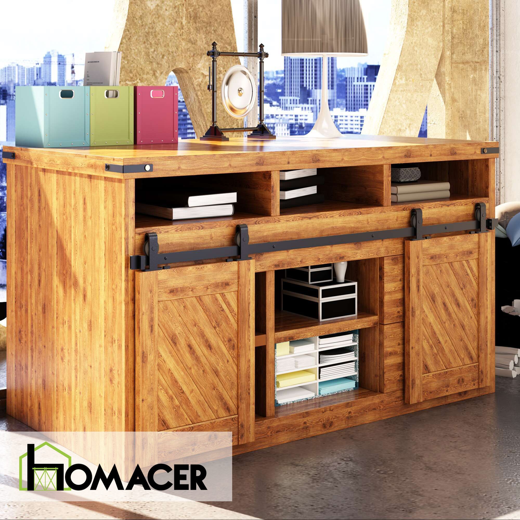 mini t-shape single door