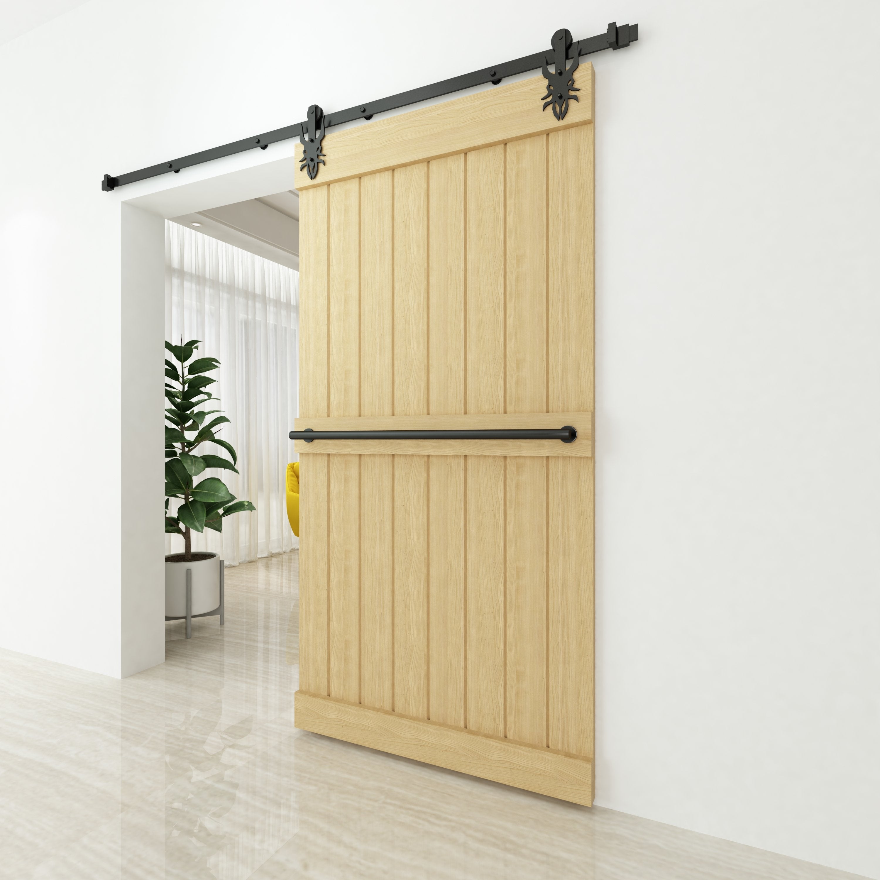 imperial design sliding barn door hardware kit