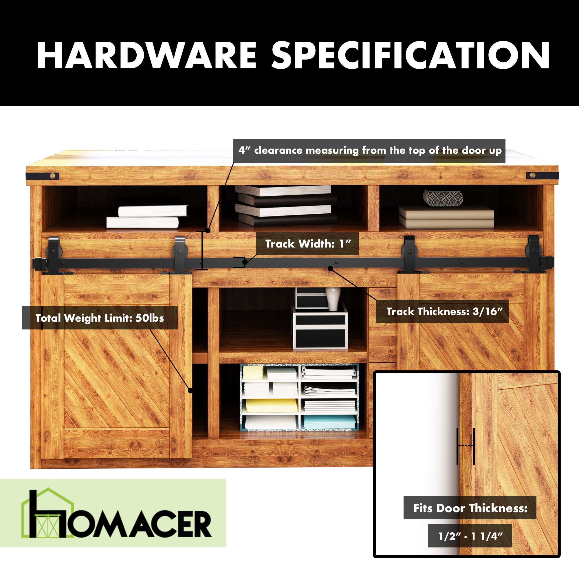mini t-shape single door