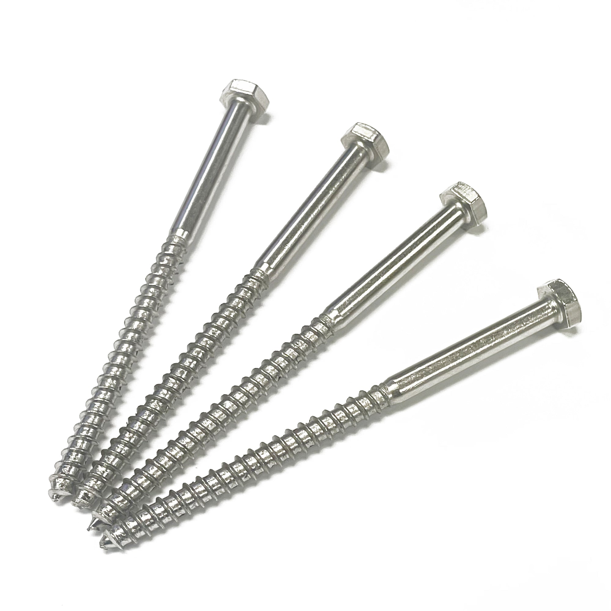 brushed nickel lag bolts