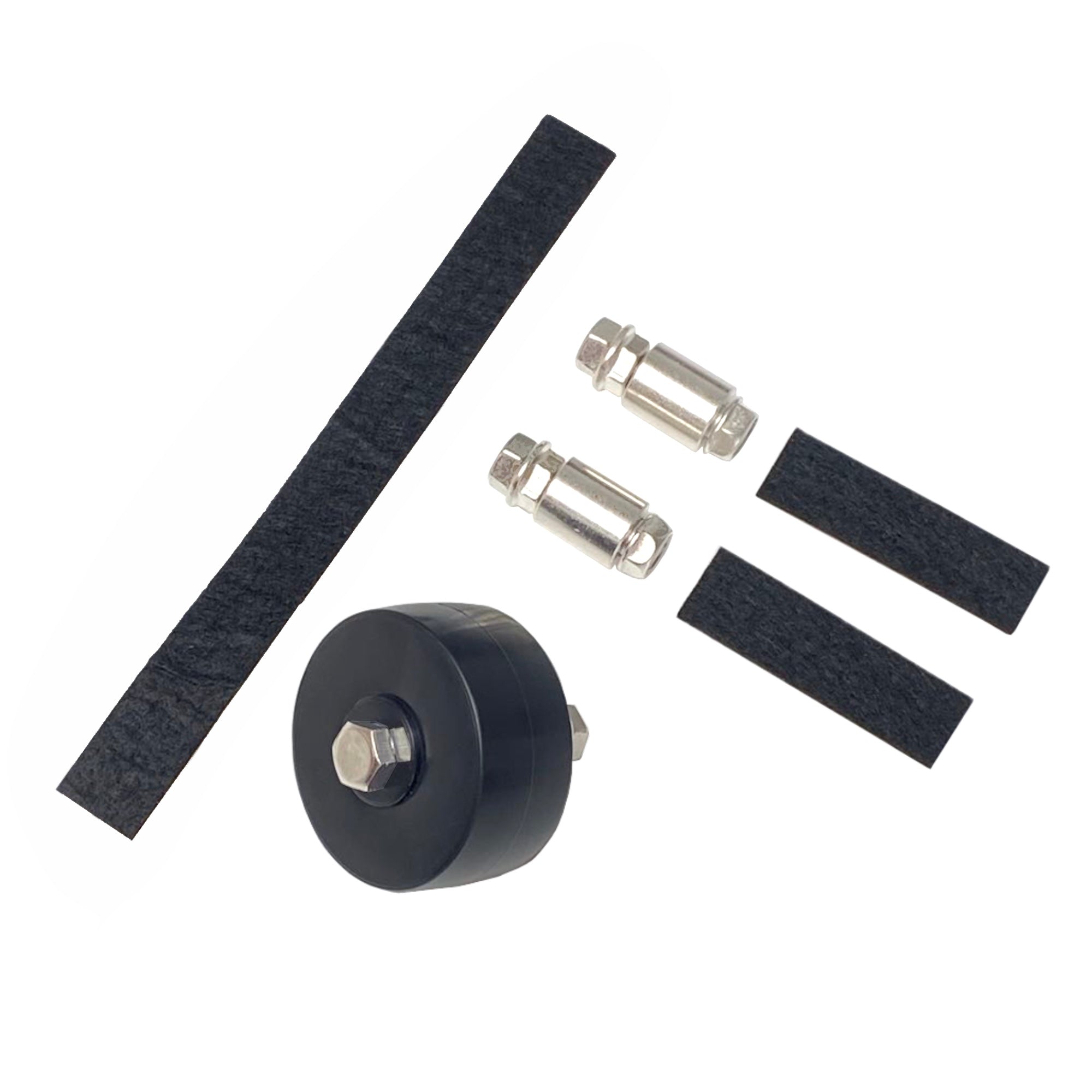 homacer Brushed Nickel Roller Floor Guide for sliding barn doors parts