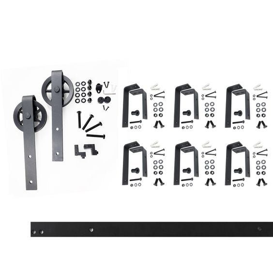 Diagram showing the process of converting a single track bypass into a double track U-shape bypass with a spoke wheel design 6 bracket