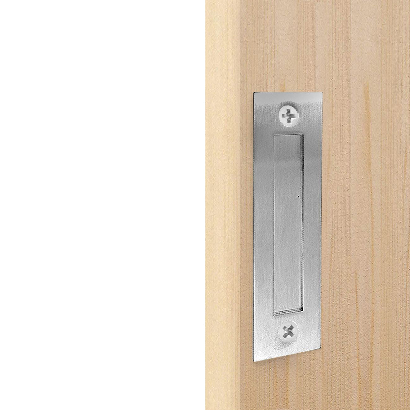 homacer sliding barn door Brushed Nickel Door Handle Design#14