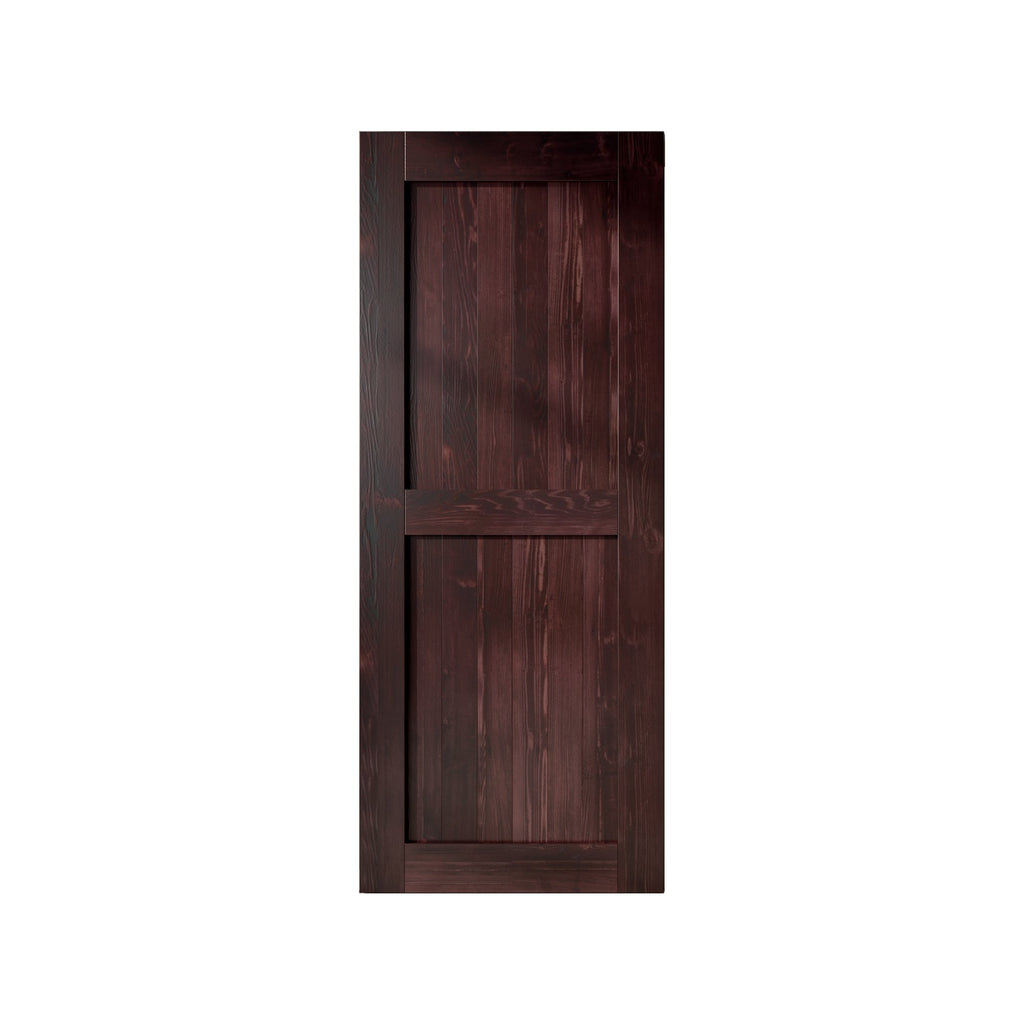 96in Height Finished & Unassembled 5-in-1 Design Pine Wood Barn Door