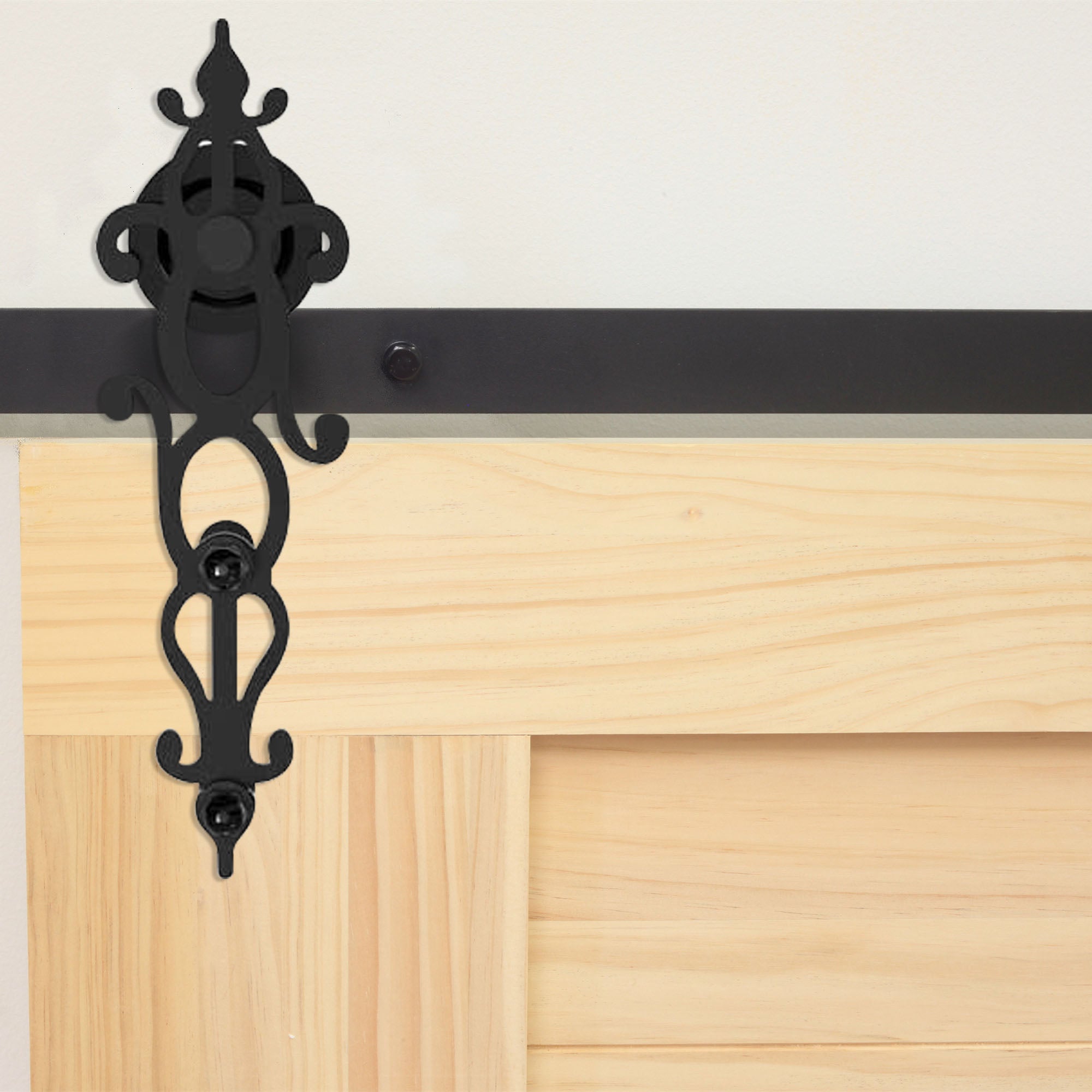 non-bypass sliding barn door hardware kit - royal design roller