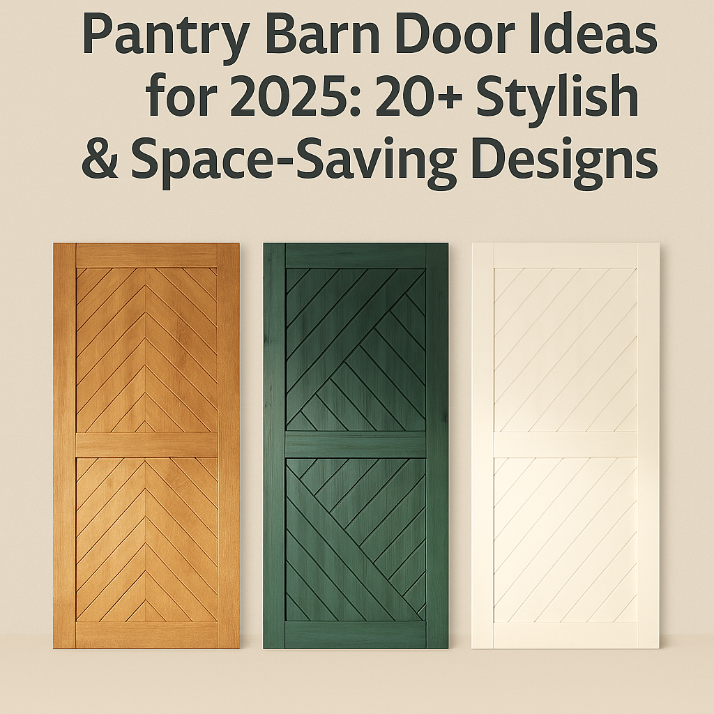 Pantry Barn Door Ideas for 2025: 20+ Stylish & Space-Saving Designs