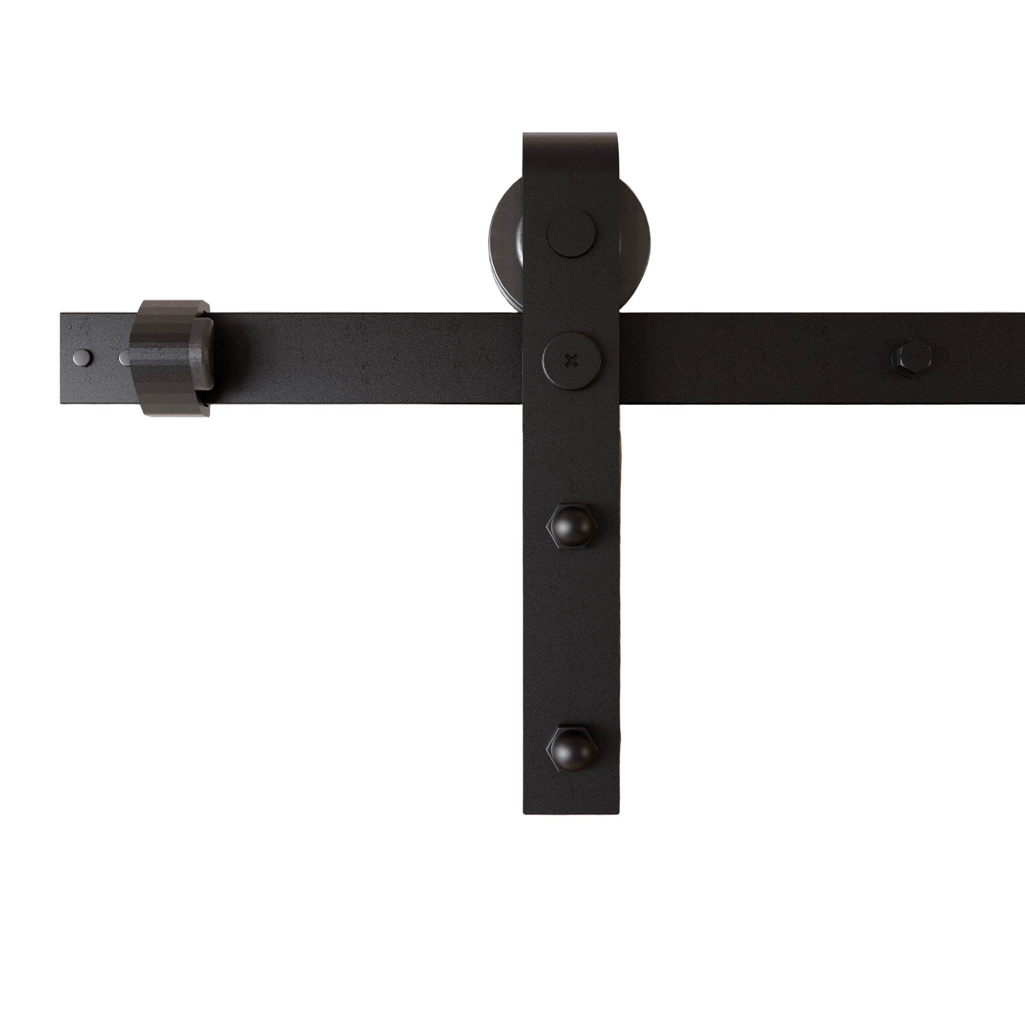 Homacer single track bypass barn door hardware