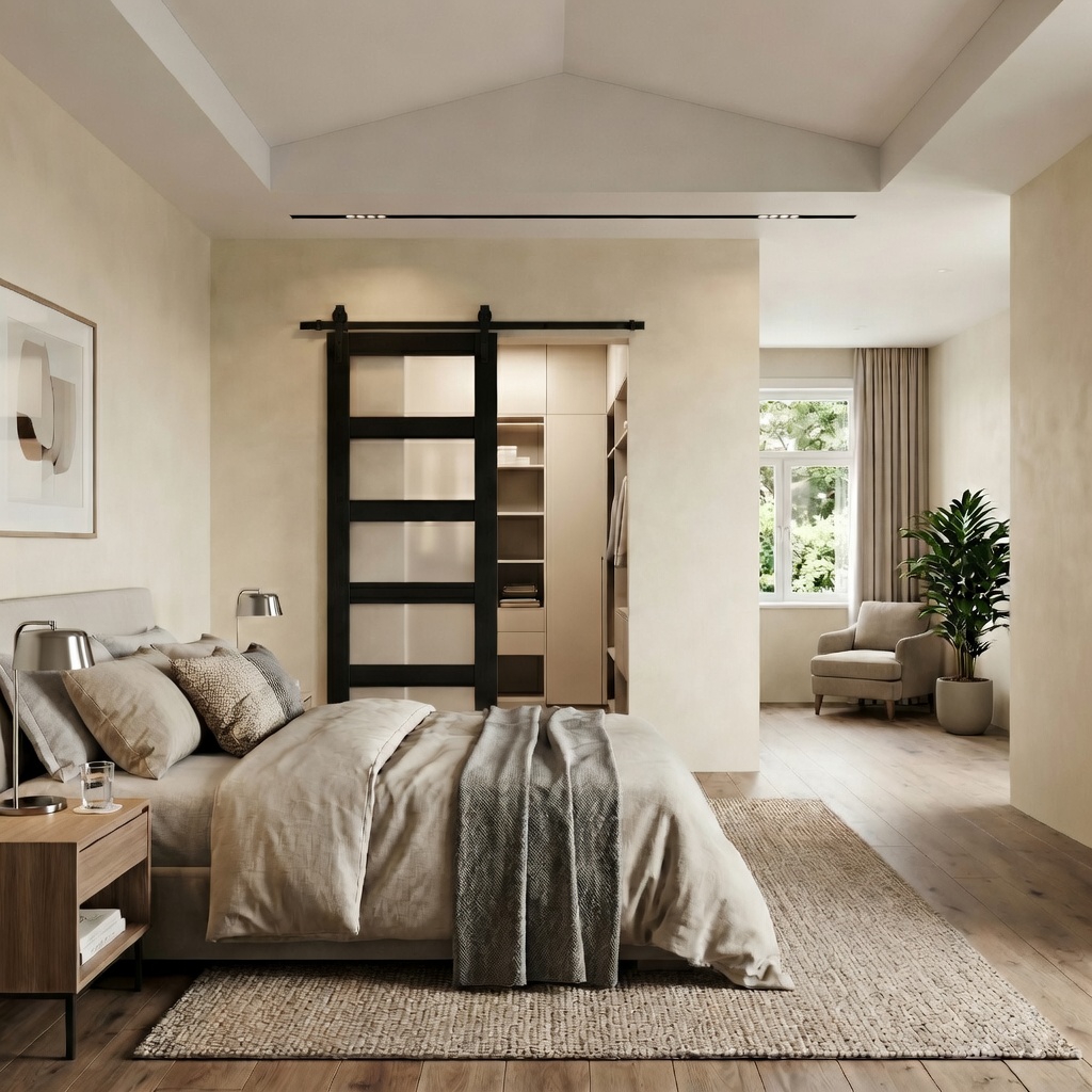 best barn doors for closets in modern bedroom design