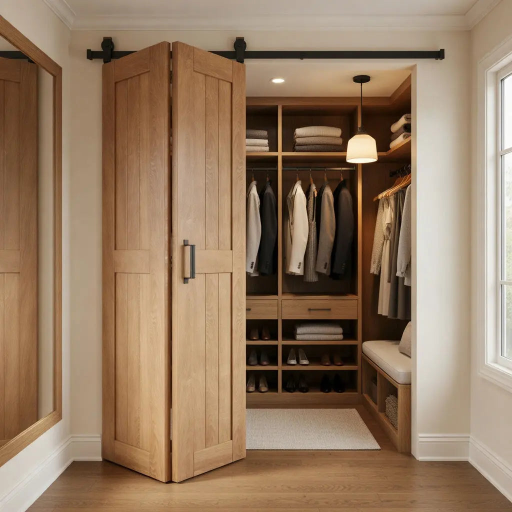 Bi-Fold vs Bypass Barn Door Hardware for Closets: Which Is Better?