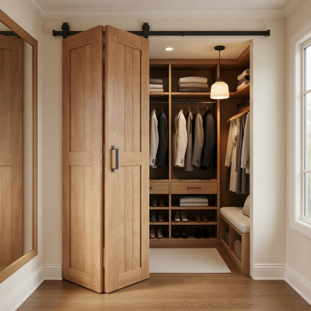 Bi-Fold vs Bypass Barn Door Hardware for Closets: Which Is Better?