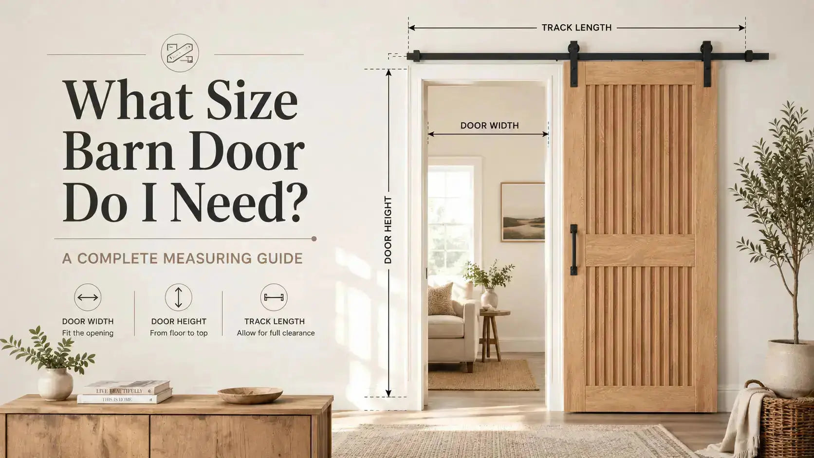 How to Measure a Barn Door: A Complete Sizing Guide | Homacer