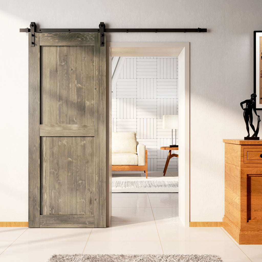 Color Barn Door with Installation Hardware Kit