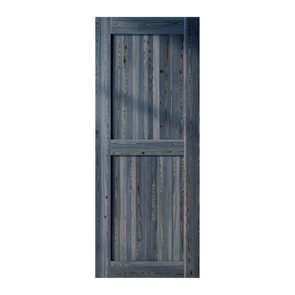 96in Height Finished & Unassembled 5-in-1 Design Pine Wood Barn Door