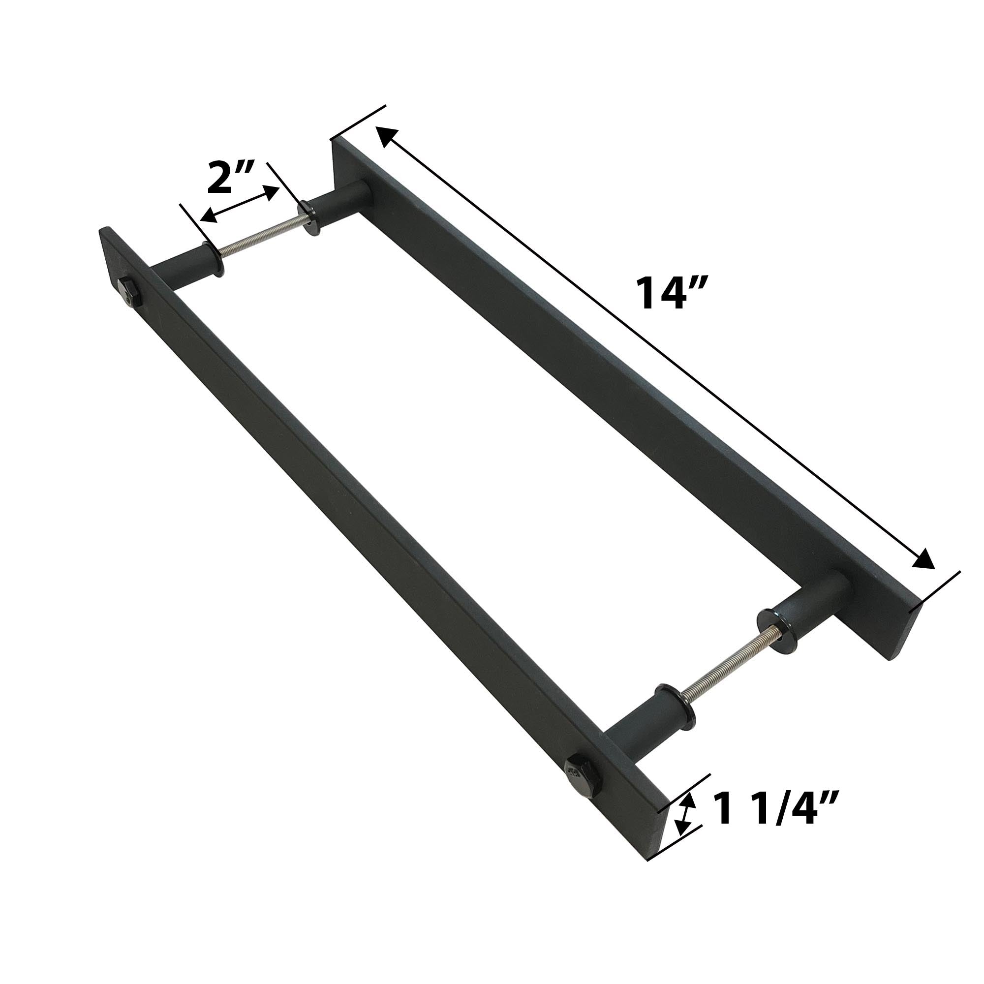 Black Carbon Steel Door Handle Design #12