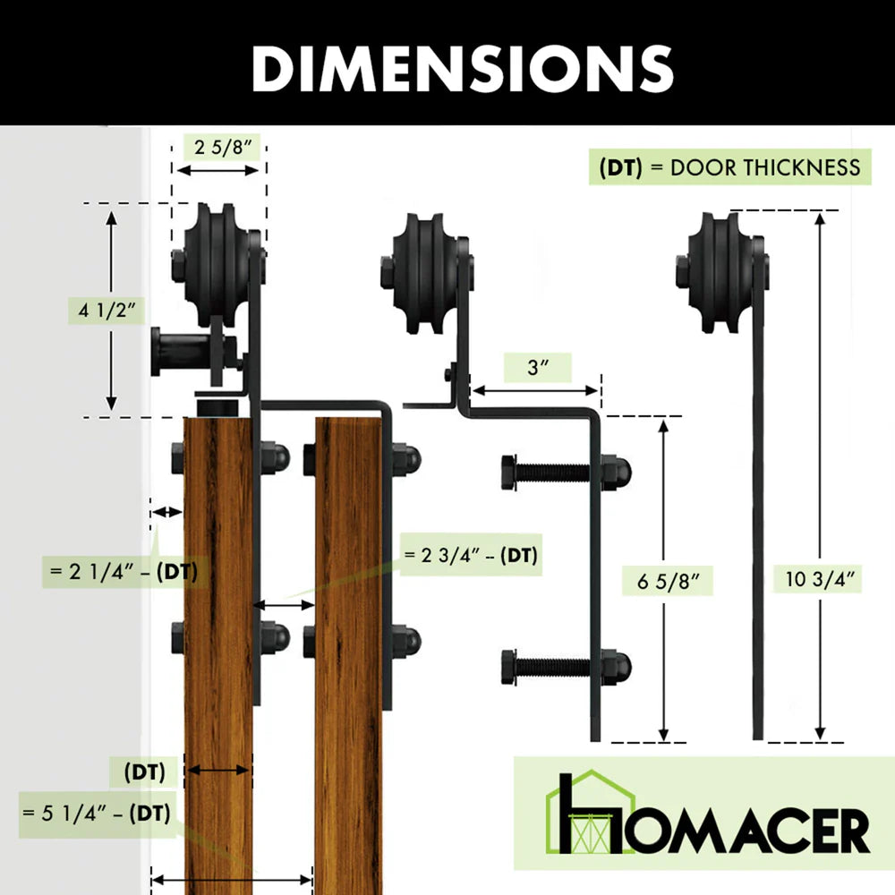black rustic bent classic roller set by homacer