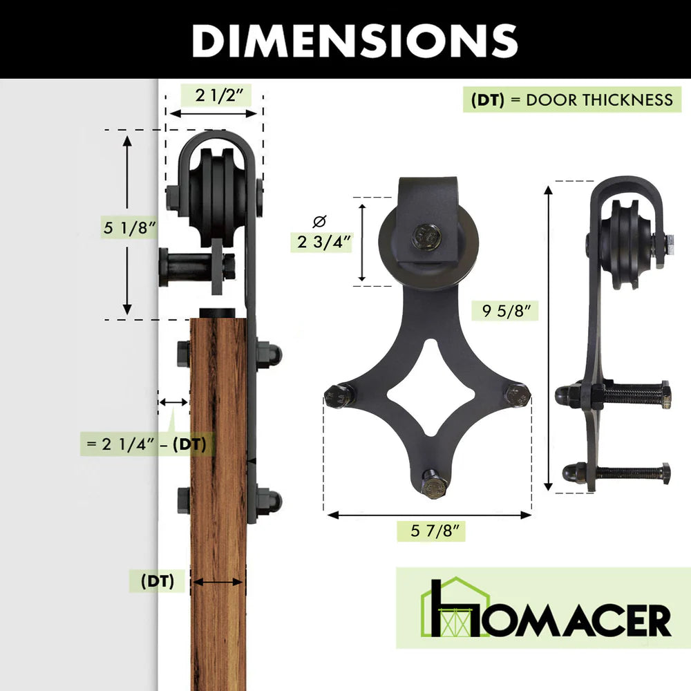 black rustic diamond roller set by homacer