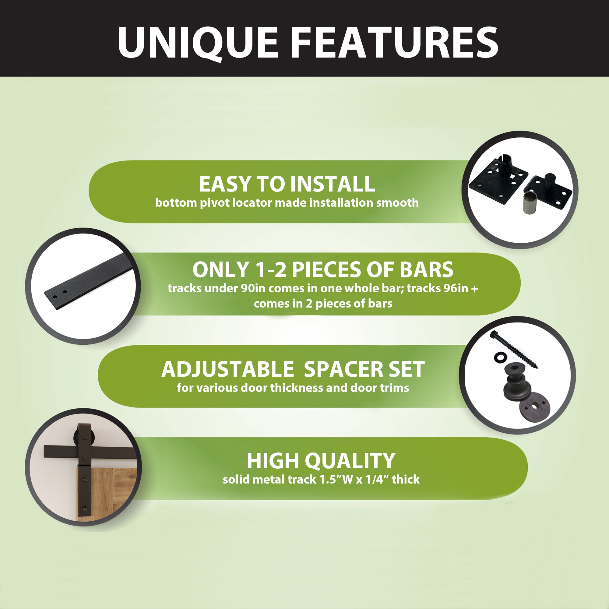 bifold hardware feature