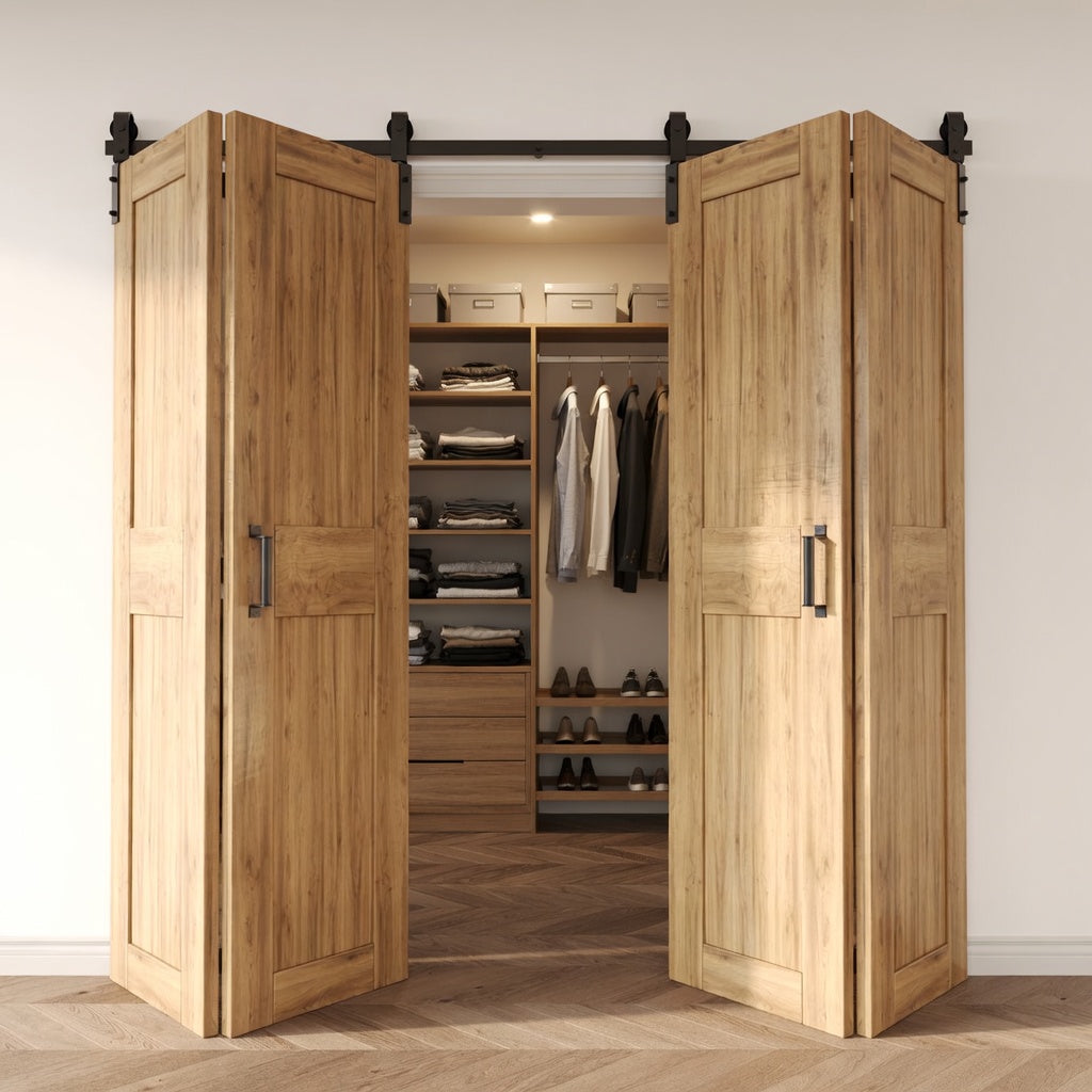 Barn door combo kits with hardware