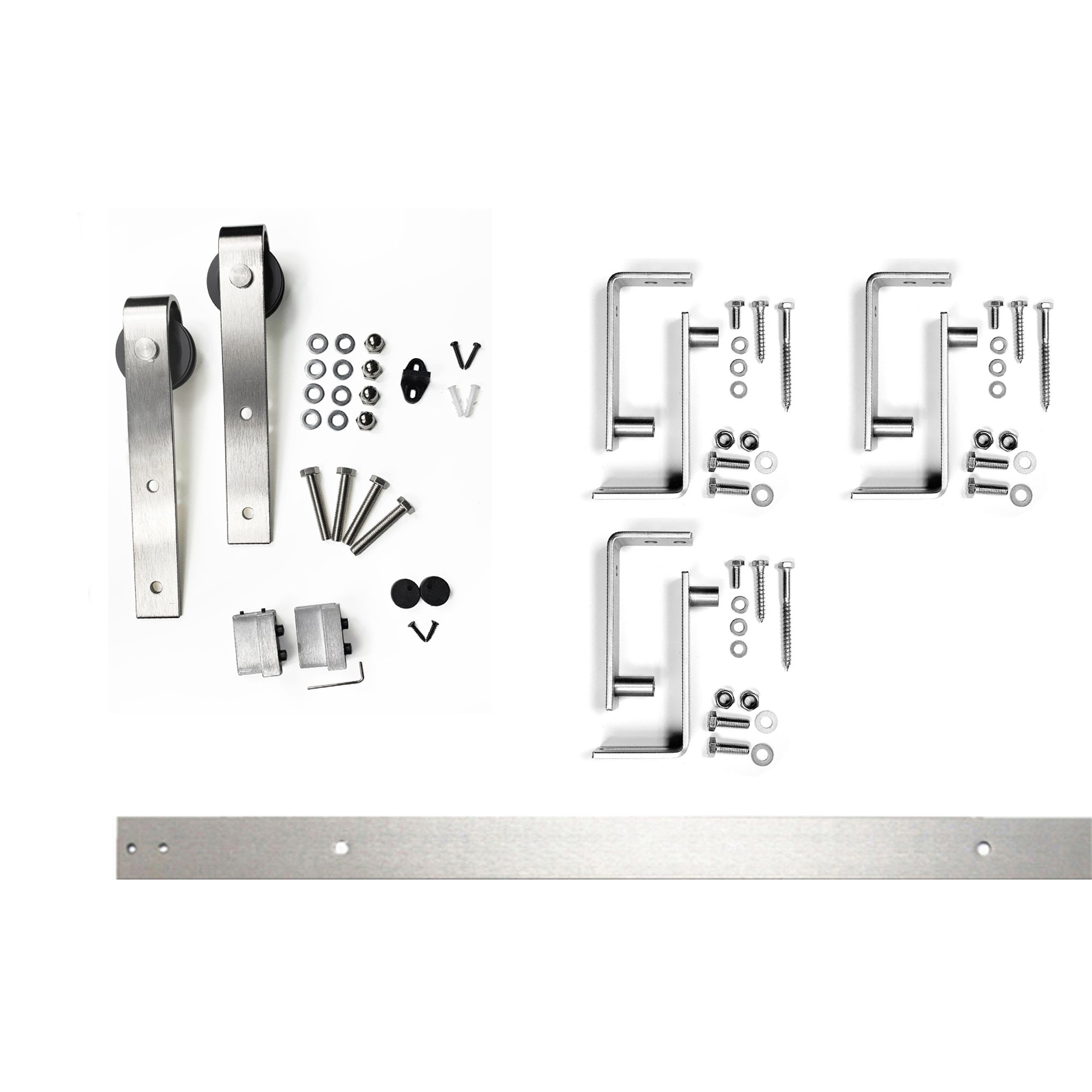Brushed Nickel Single Track Bypass Convert to Double Track U-Shape Bypass (Classic Design)