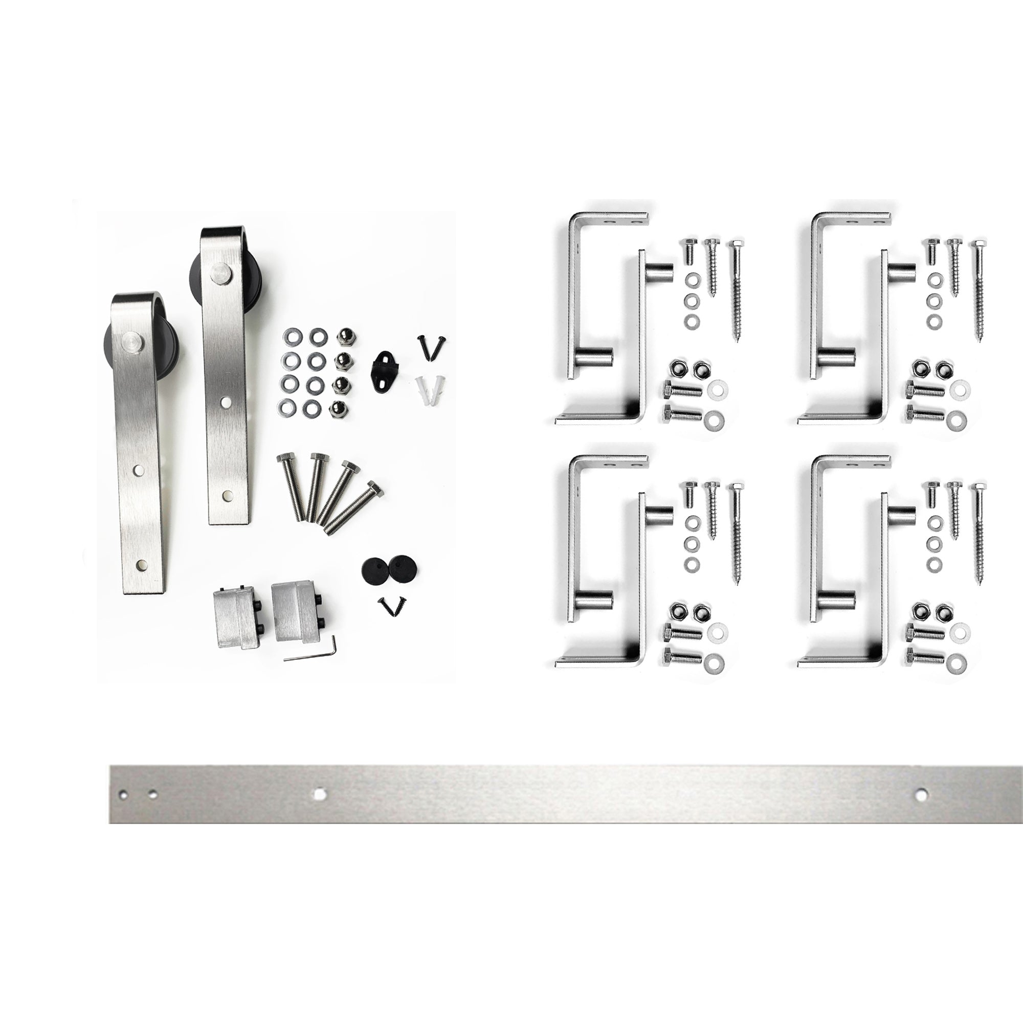 Brushed Nickel Single Track Bypass Convert to Double Track U-Shape Bypass (Classic Design)