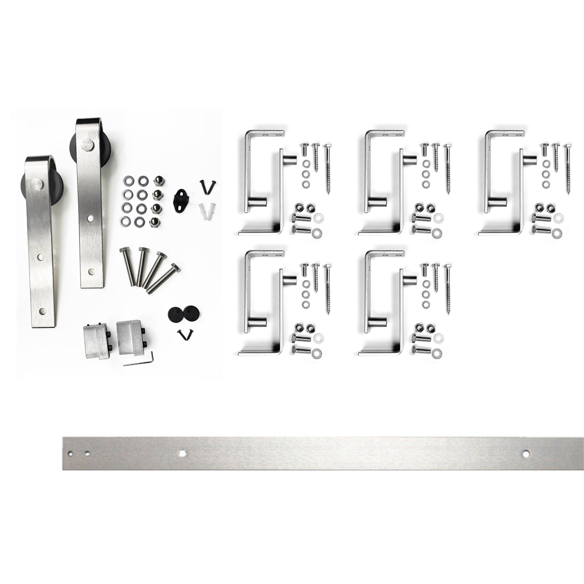 Brushed Nickel Single Track Bypass Convert to Double Track U-Shape Bypass (Classic Design)