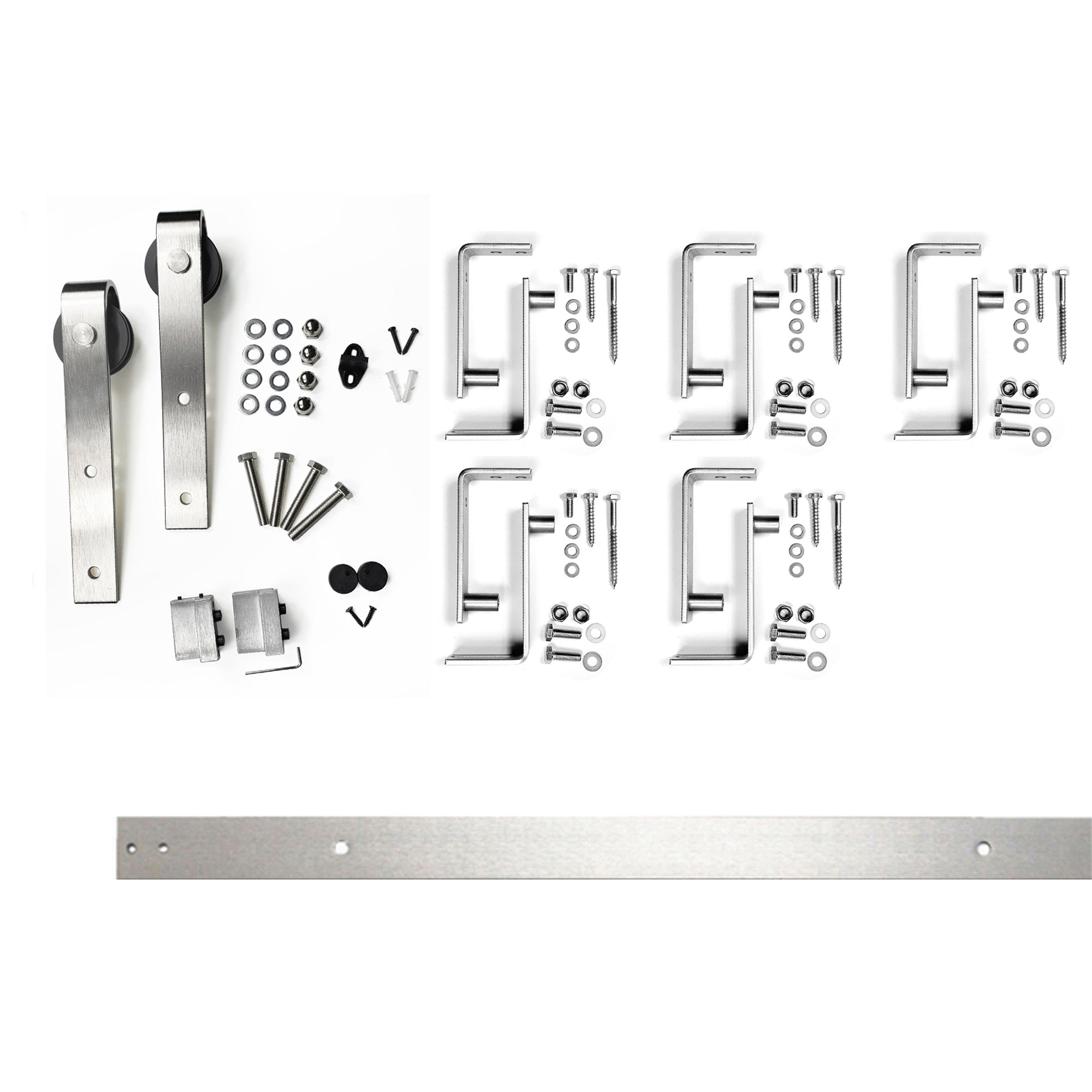 Brushed Nickel Single Track Bypass Convert to Double Track U-Shape Bypass (Classic Design)