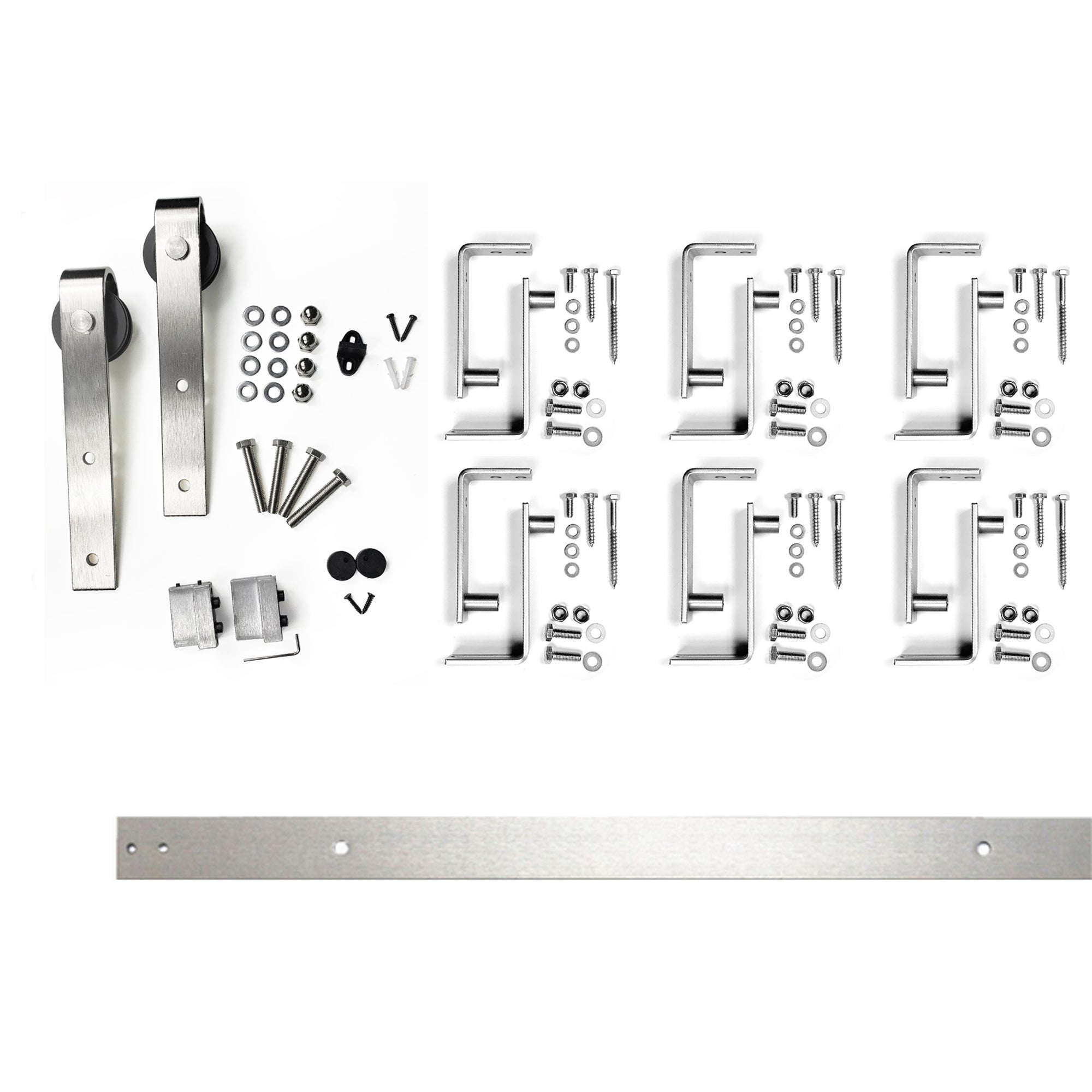Brushed Nickel Single Track Bypass Convert to Double Track U-Shape Bypass (Classic Design)