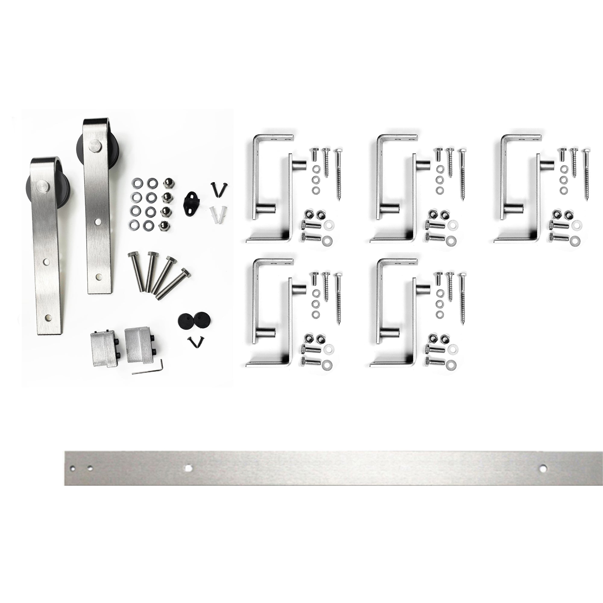 Brushed Nickel Single Track Bypass Convert to Double Track U-Shape Bypass (Classic Design)