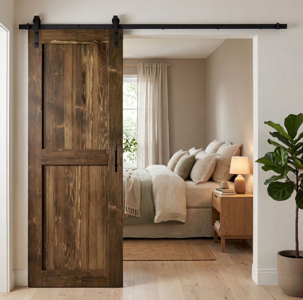 Barn door combo kits with hardware