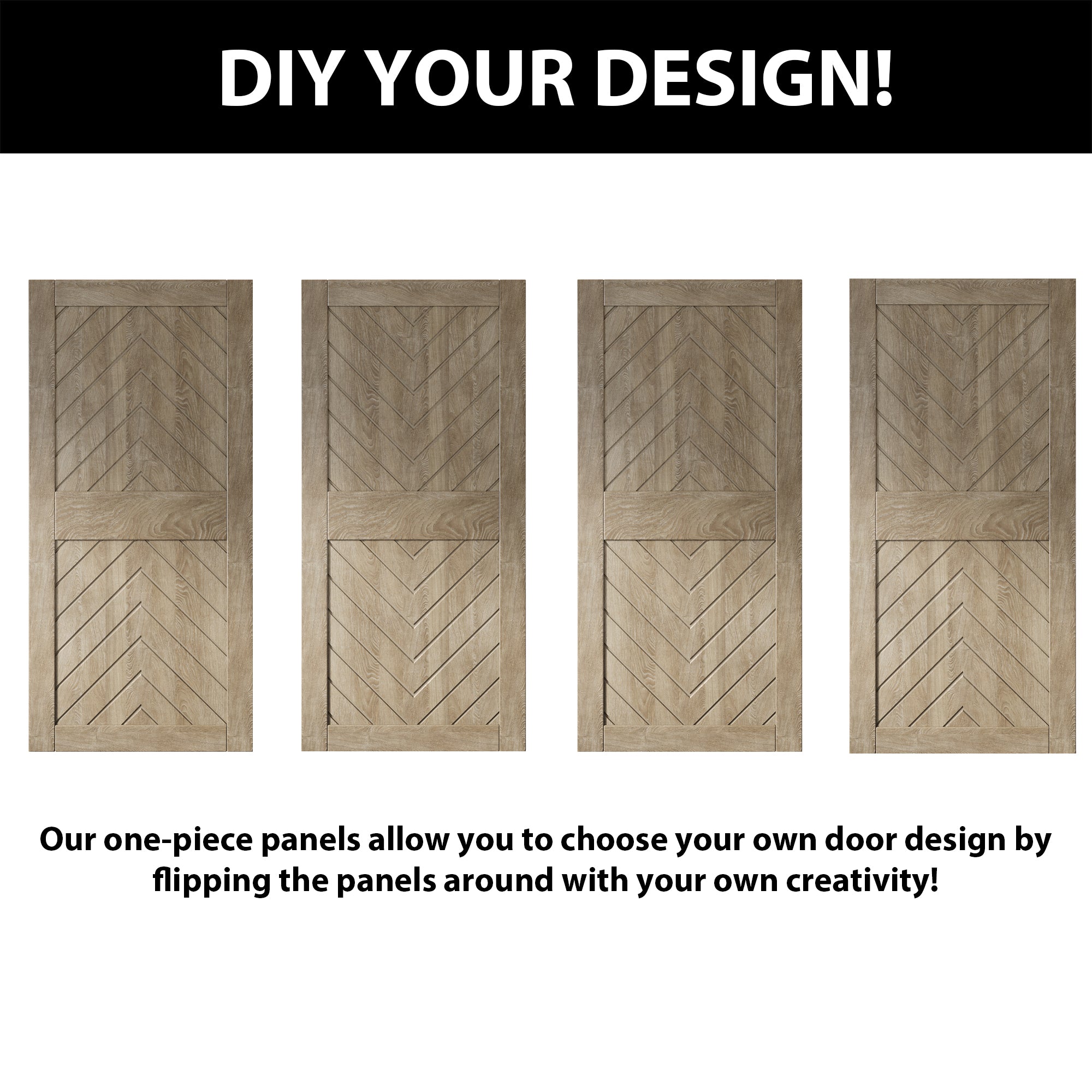 gray pine wood barn door