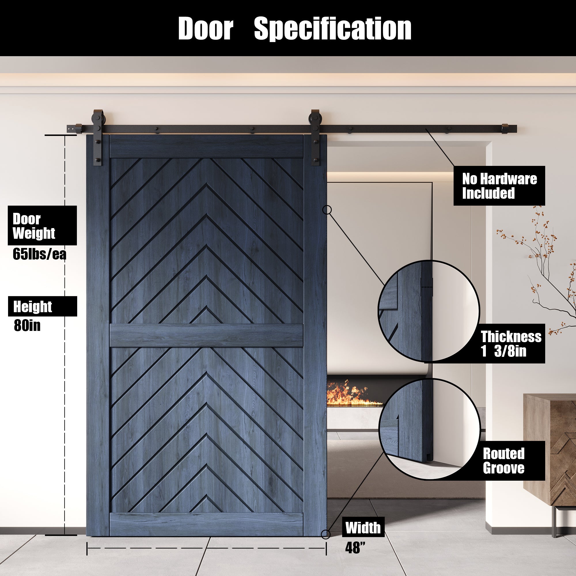 pine wood barn door 