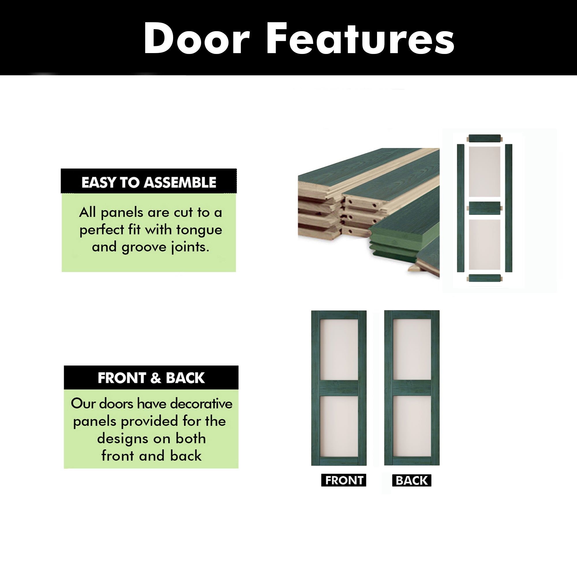 84" Height Royal Pine 2-Lite Frosted Glass Unassembled & Finished Pine Wood Barn Door (Interior Use Only)