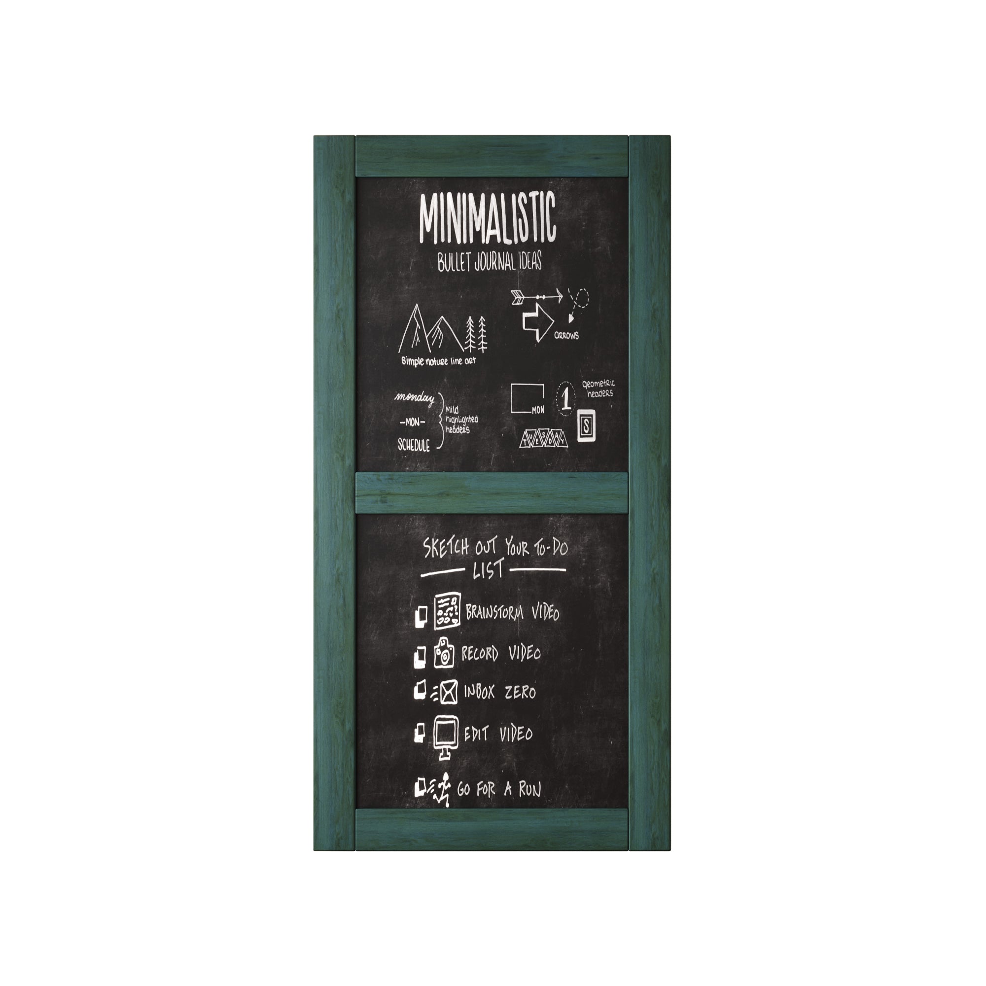 80" Height Royal Pine Chalkboard Design Unassembled & Finished Pine Wood Barn Door (Interior Use Only)