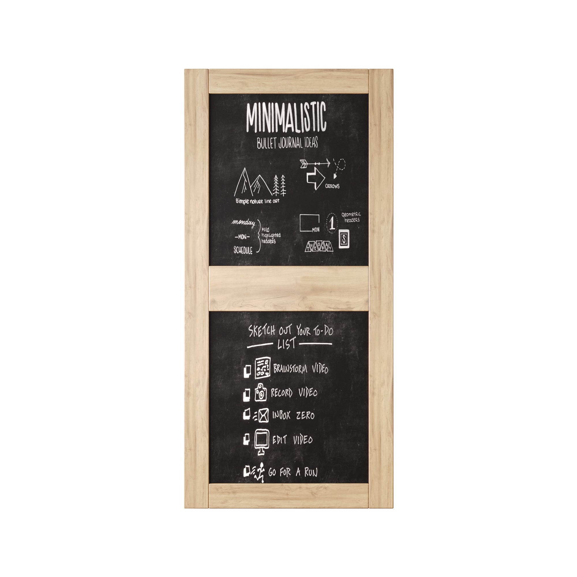 84" Height Chalkboard Design Unassembled & Unfinished Pine Wood Barn Door (Interior Use Only)