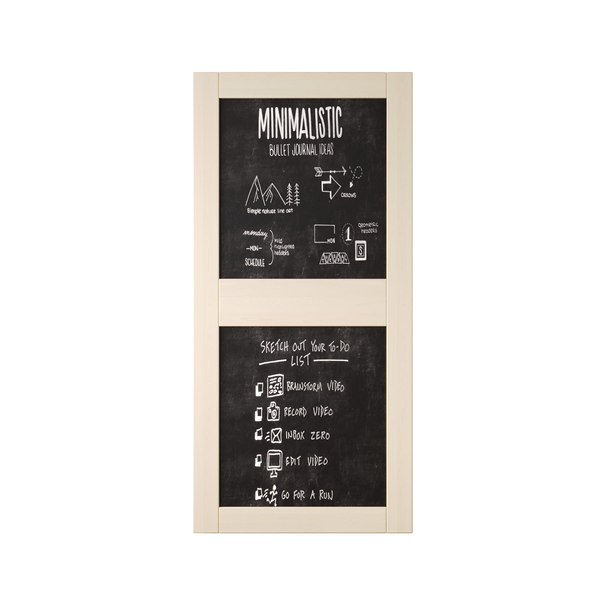 84" Height Tinsmith Gray Chalkboard Design Unassembled & Finished Pine Wood Barn Door (Interior Use Only)